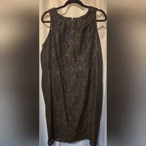 Lane Bryant Black Lace Dress